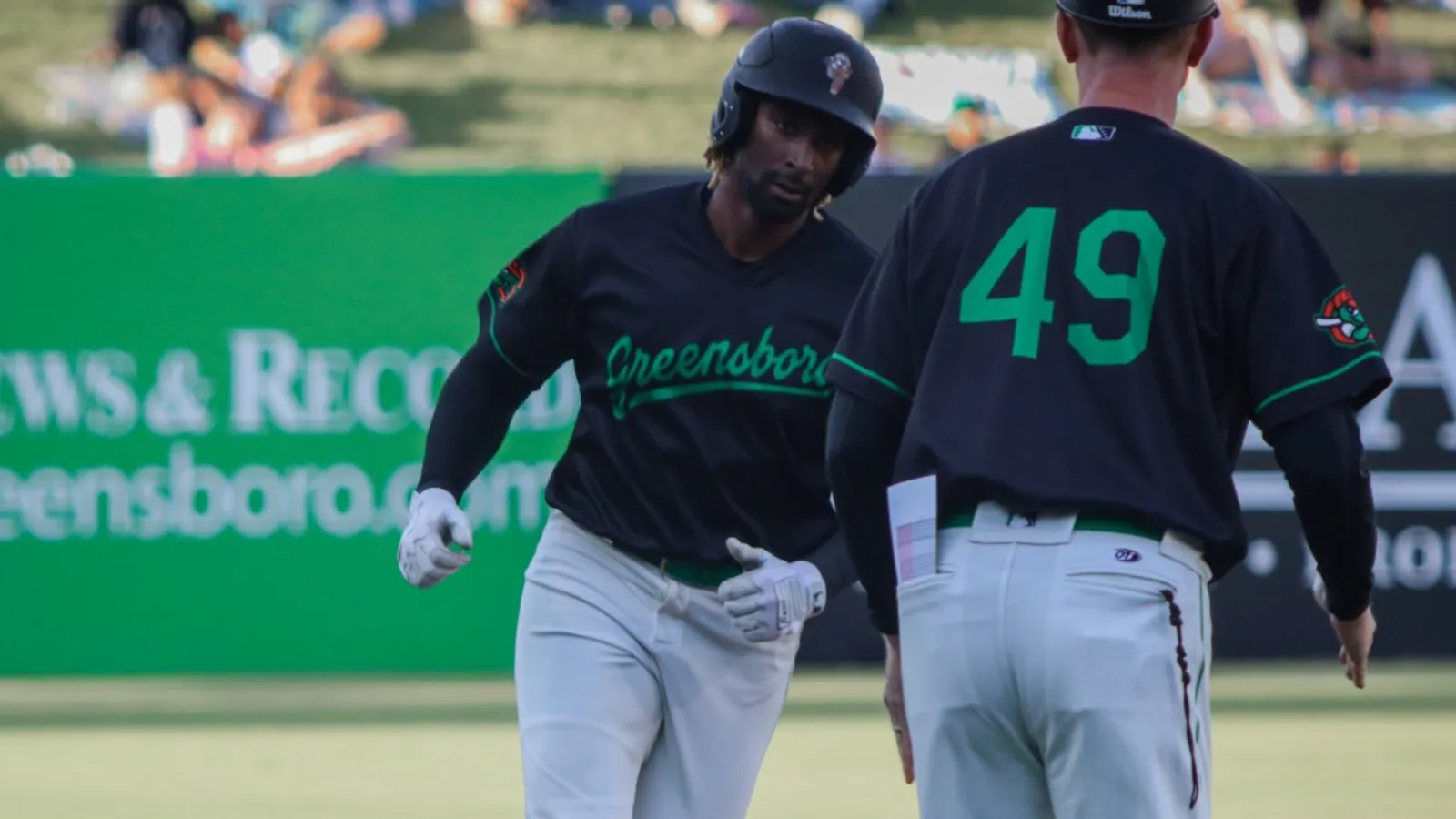 Minor-league report: McAdoo stays hot, drives in five for Greensboro taken in Downtown (Pirates). Photo by GREENSBORO GRASSHOPPERS